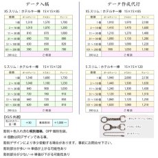 画像2: 彫刻 ホテルキー棒 Sスリム（データ作成代行） (2)